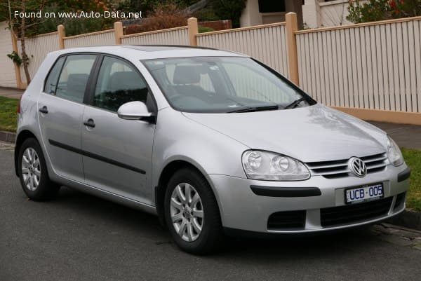2003 Volkswagen Golf V 1.9 TDI (105 Hp) Manual 5-speed
